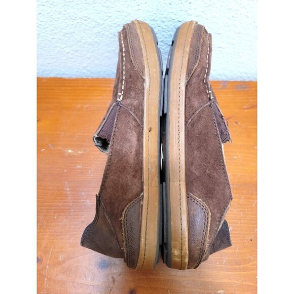 Olukai Men's Brown Suede Leather Slip-On Loafers Size 8.5 - Picture 6 of 9